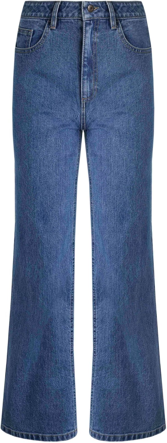 Weird Fish Corine Wide Leg Denim Jeans Denim Size 14