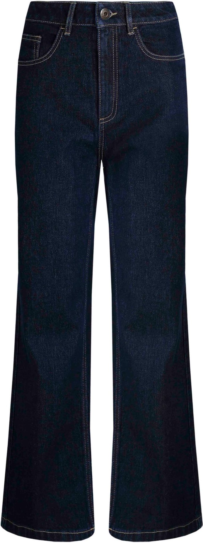 Weird Fish Corine Wide Leg Denim Jeans Dark Denim Size 16