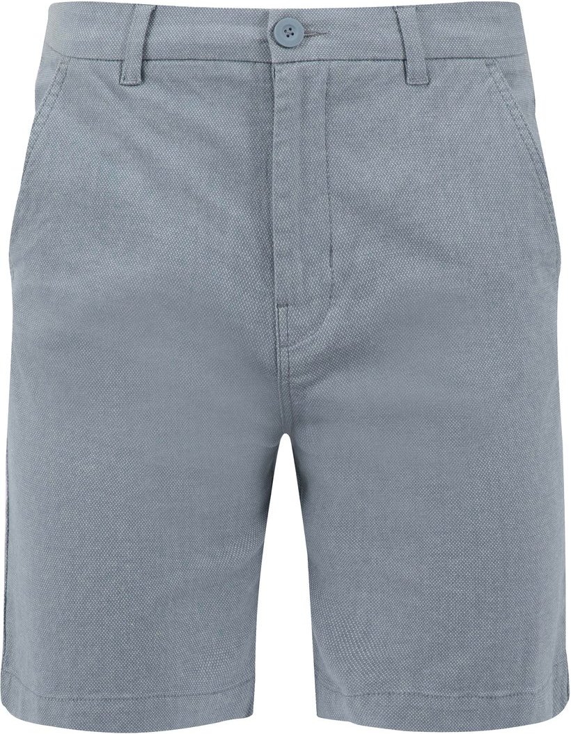 Weird Fish Charleston Textured Chino Shorts Denim Blue Size 38