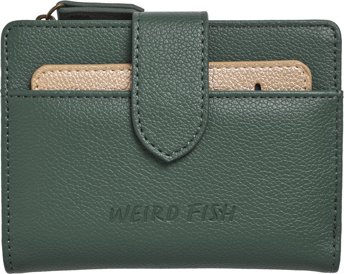 Weird Fish Tabytha Plain Coin Purse Army Green Size ONE