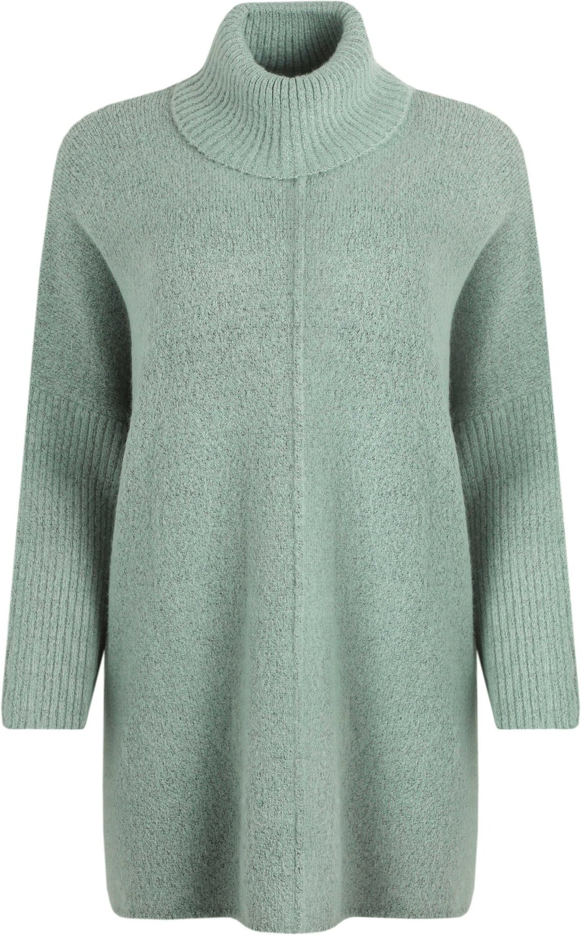 Weird Fish Carolyn Roll Neck Tunic Jumper Frosty Spruce Size 12