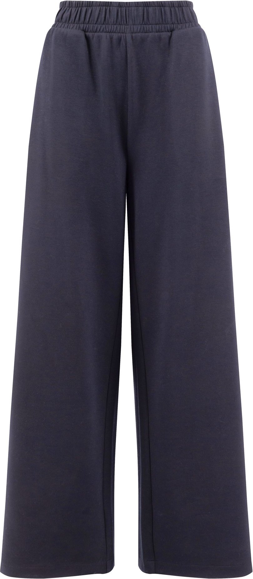 Weird Fish Ivy Jersey Wide Leg Trouser Navy Size 18