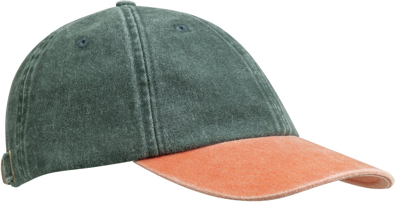 Weird Fish Westbury Colour Block Twill Cap Basil Size ONE