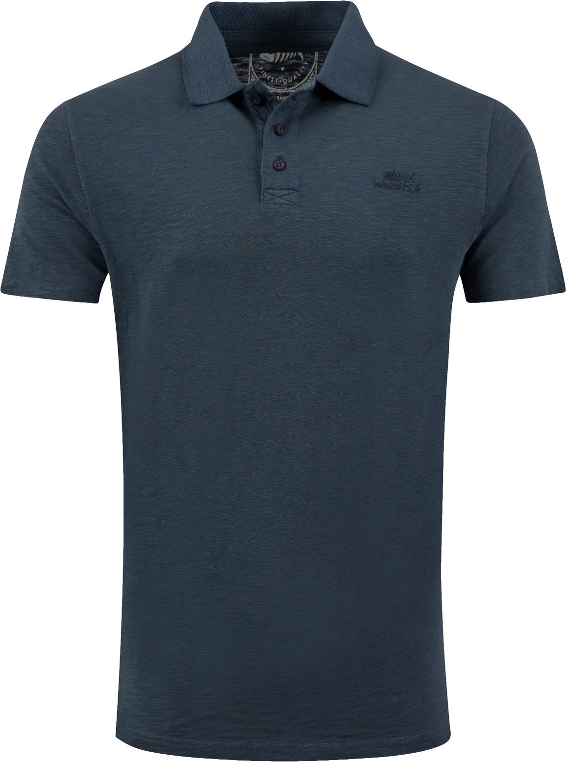 Weird Fish Indy Slub Polo Shirt Navy Size 2XL
