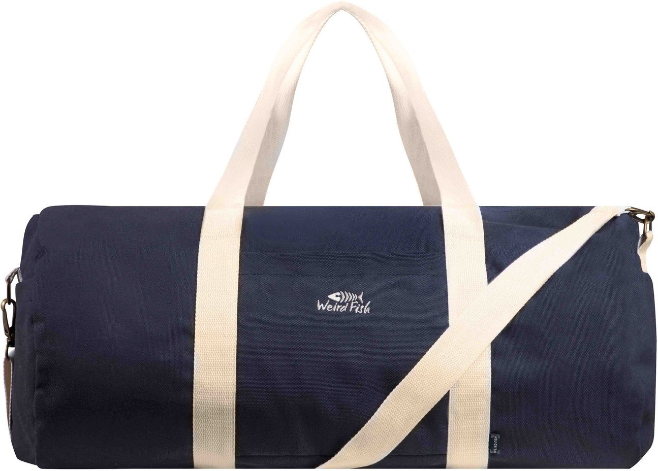 Weird Fish Murphy Canvas Holdall Navy Size ONE
