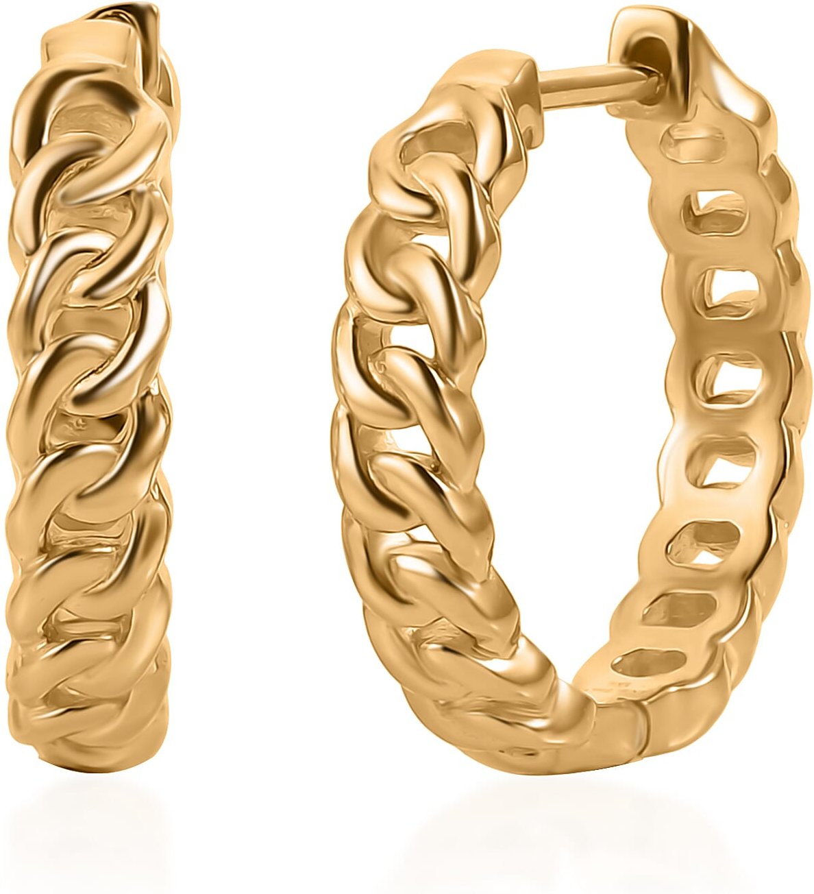 EverTrue Bronzella Collection - Full Hoop Earring in 18K Gold Plating