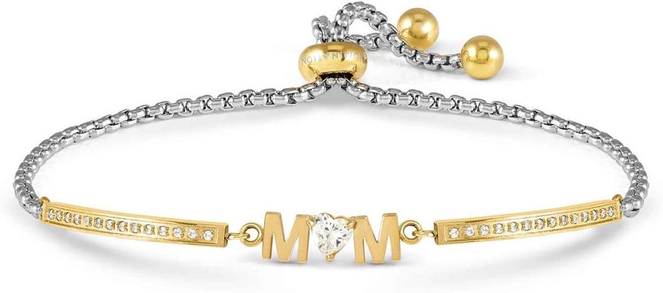 Nomination Milleluci Gold Plated Stainless Steel Mom Bracelet