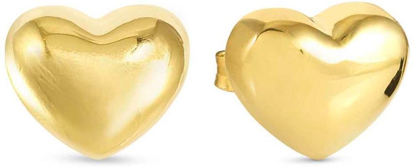 Nomination Armonica Gold Plated Large Heart Stud Earrings