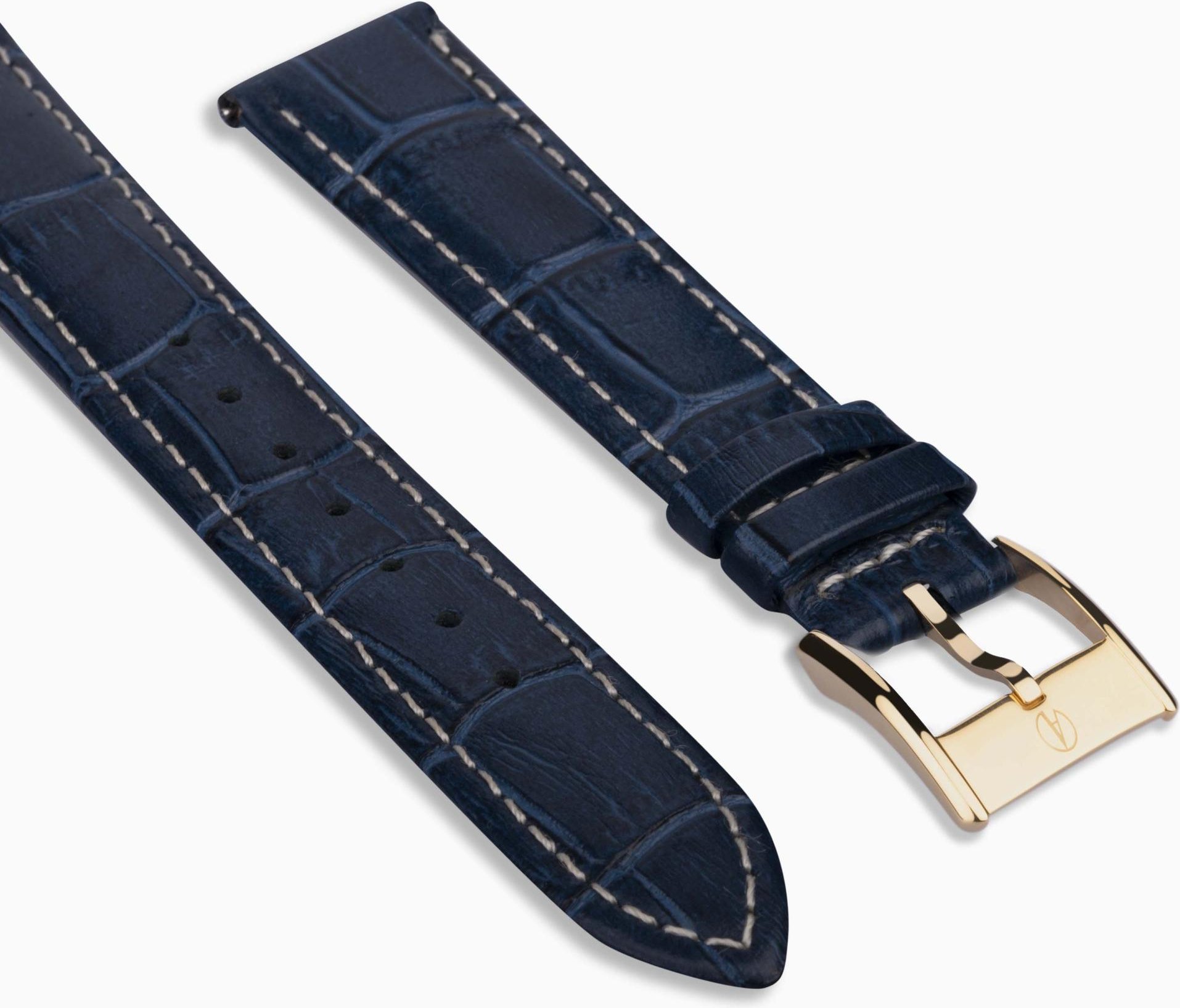 Accurist Everyday Unisex Navy Leather 18mm Strap