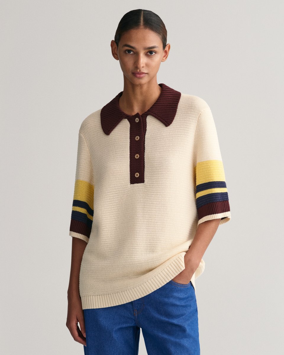 GANT Women Knitted Polo Shirt