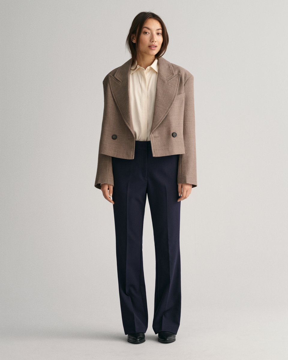 GANT Women Slim Fit Flared Slacks