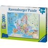 Aosom Ravensburger Puzzle 200 pieces XXL Carte dEurope Mixte A partir de 8 ans