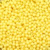 Joom 900 Pièces Perles Acryliques Couleur Unie Rondes Perles dEspacement Libres pour Fabrication de Bijoux DIY Bracelets Collier jaune