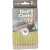 Big Green Smile Smart Chiffon Vaisselle Microfibre Gris Vert Clair 2pcs