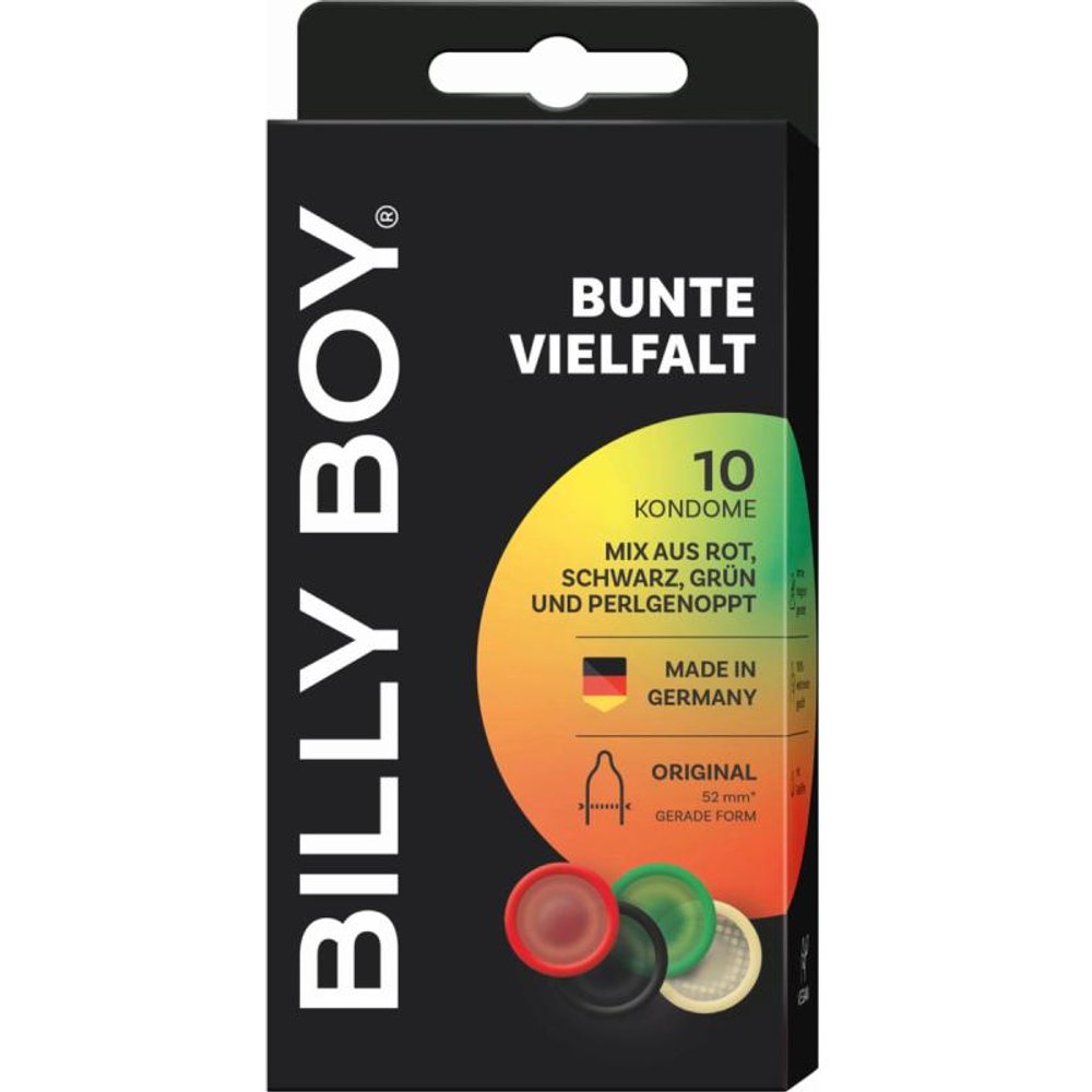 Billy Boy – Préservatifs Variété Colorée – 10 pcs