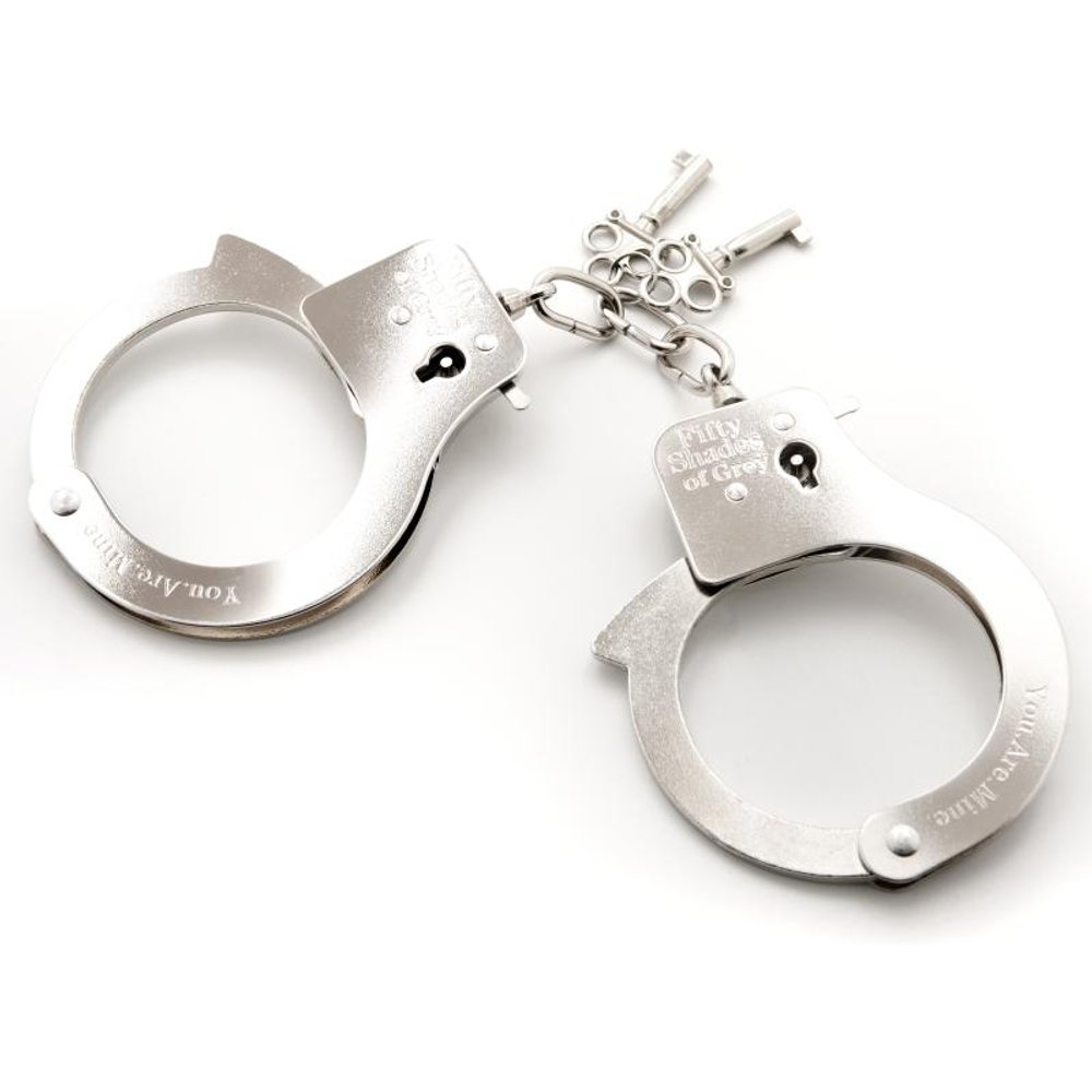 Fifty Shades of Grey – YOU ARE MINE Menottes – Métal Argenté