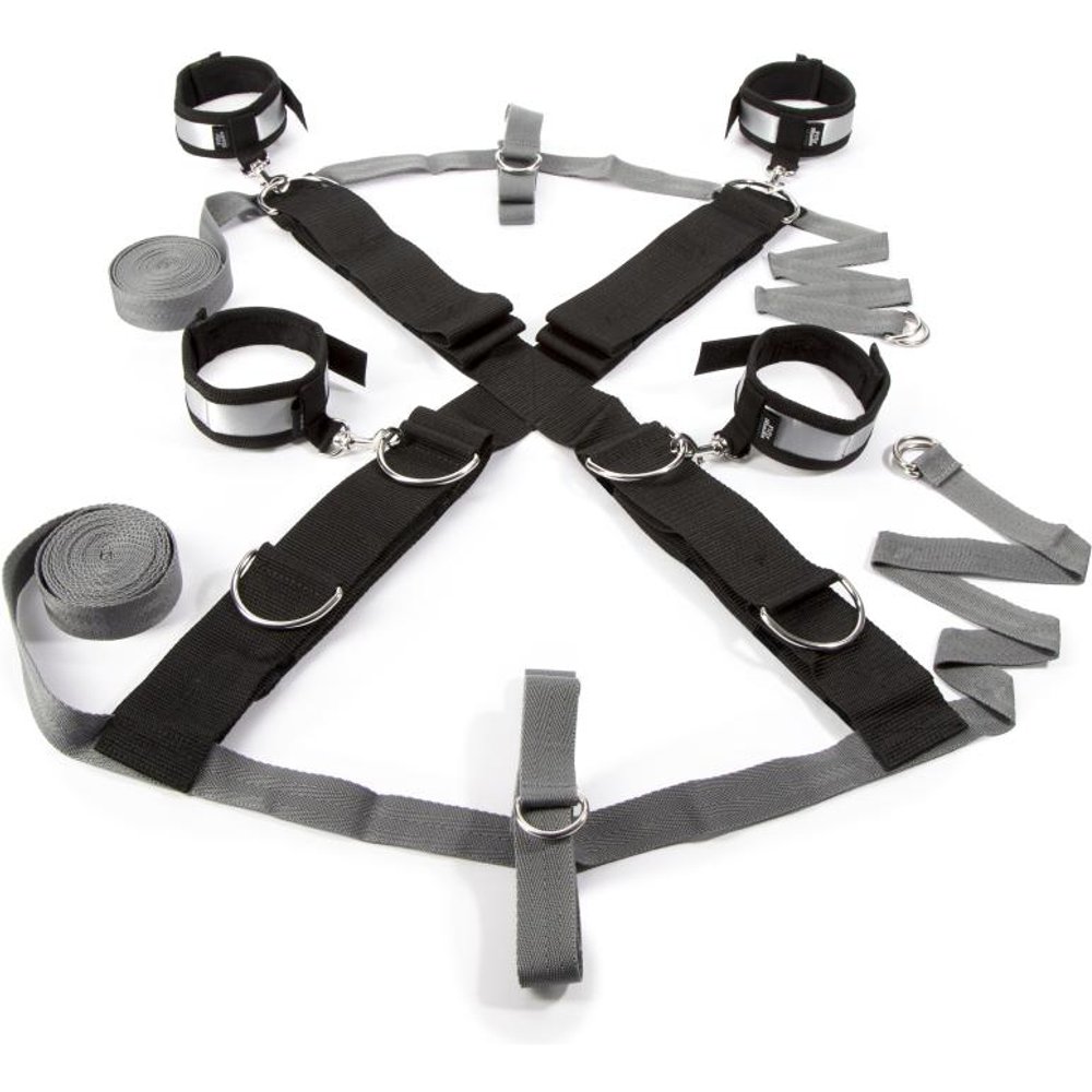 Fifty Shades of Grey – Keep Still Kit de Retenue de Lit – Noir
