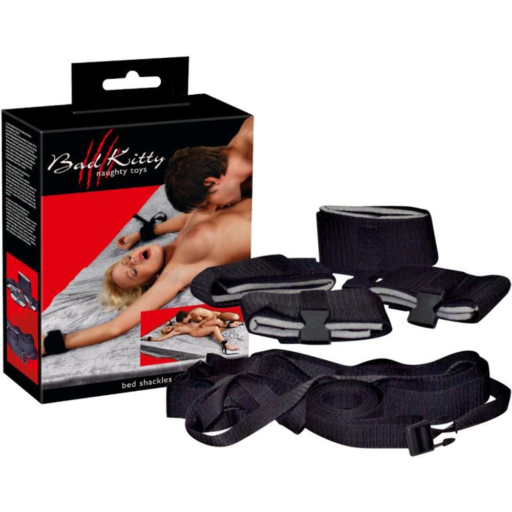 Ensemble de menottes de lit Bad Kitty