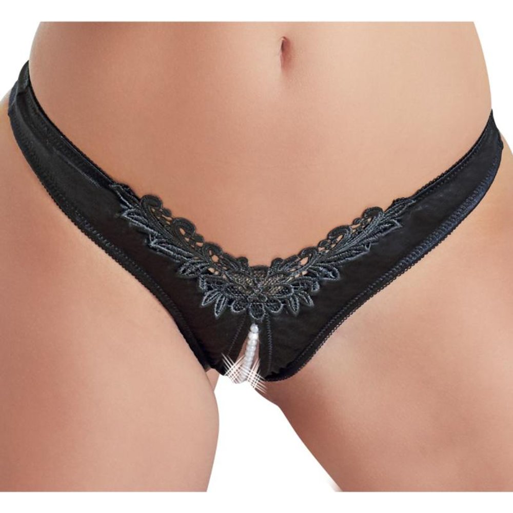 Cottelli Collection - String avec perles - Noir
