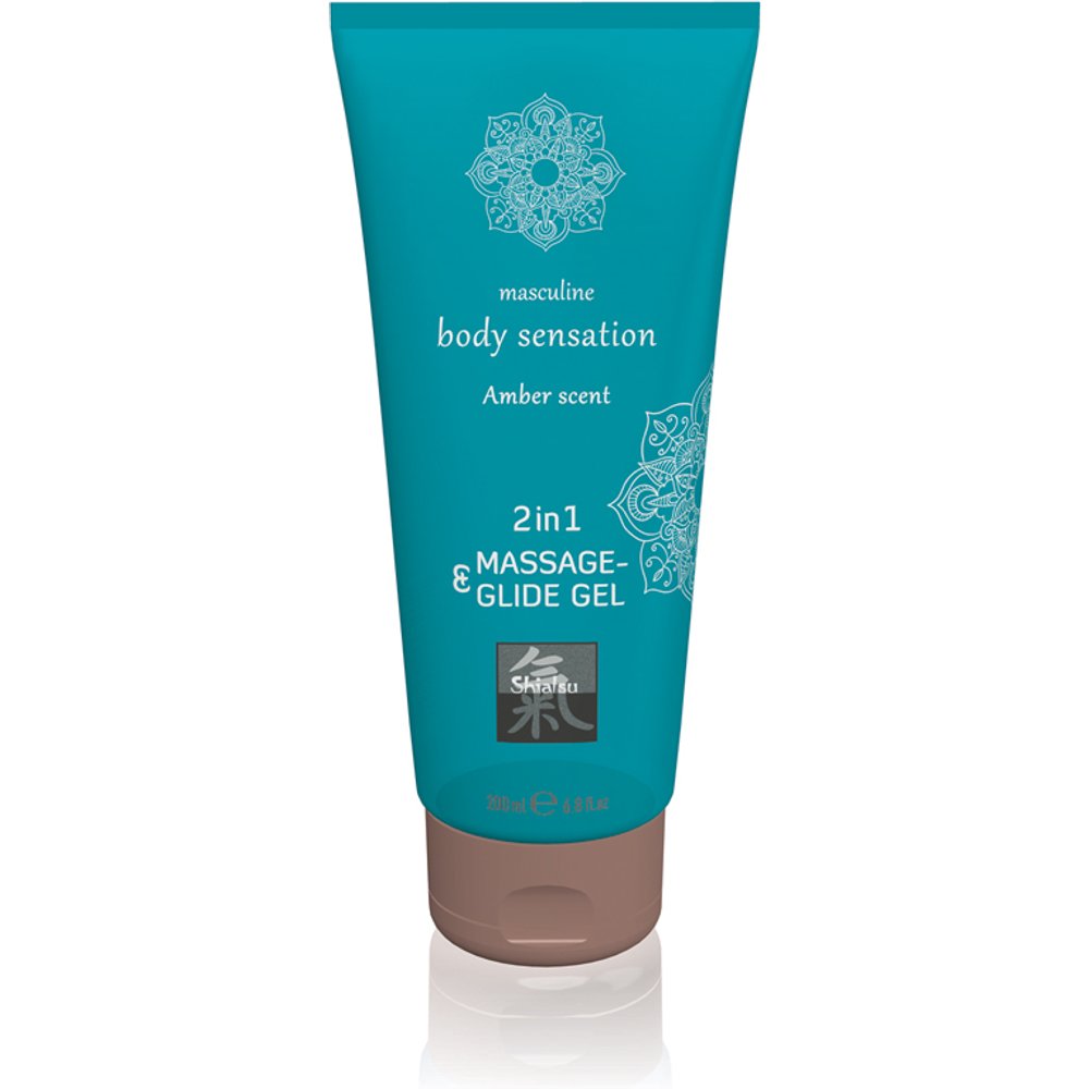 Gel de massage et glisse 2 en 1 - Ambre