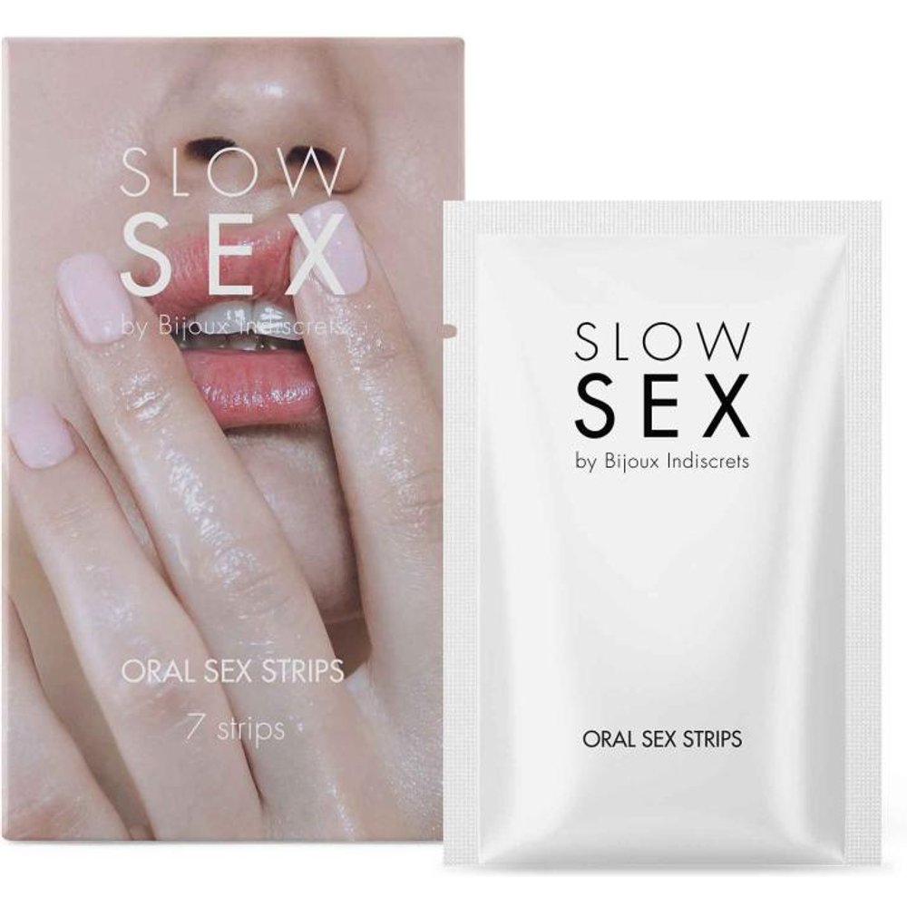 Bijoux Indiscrets - Bandes mentholées pour le sexe oral - 7 pièces