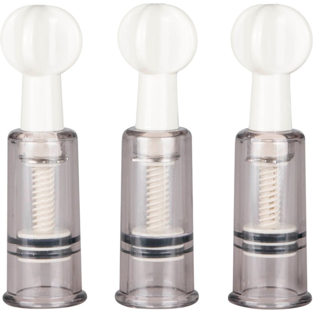 Easytoys Fetish - Ventouses pour clitoris et tétons - 3 pièces