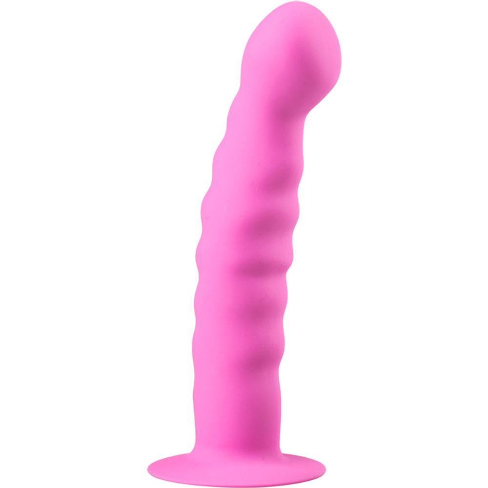 EasyToys - Gode en silicone avec ventouse - Rose