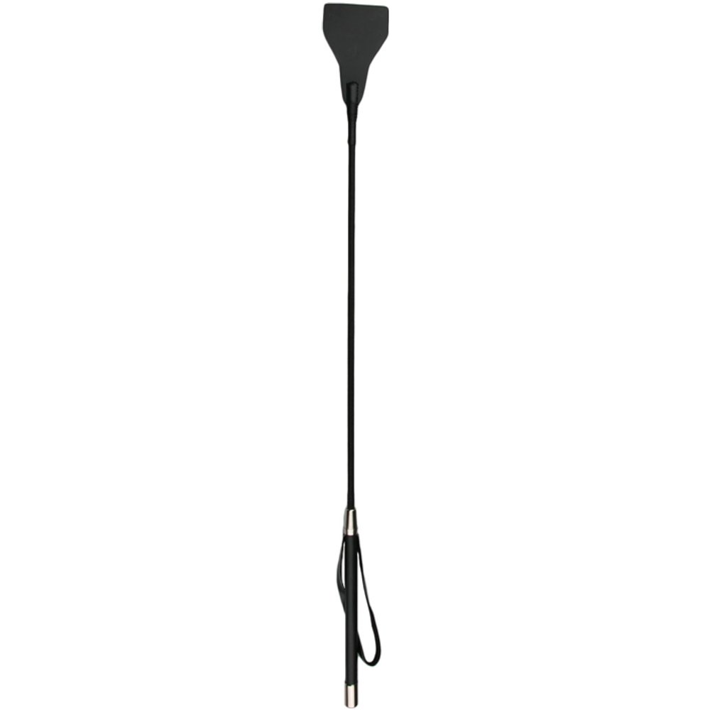 EasyToys - Fetish Fouet Long en Cuir - Noir