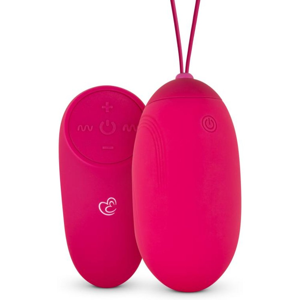Œuf vibrant XL avec télécommande - Rose