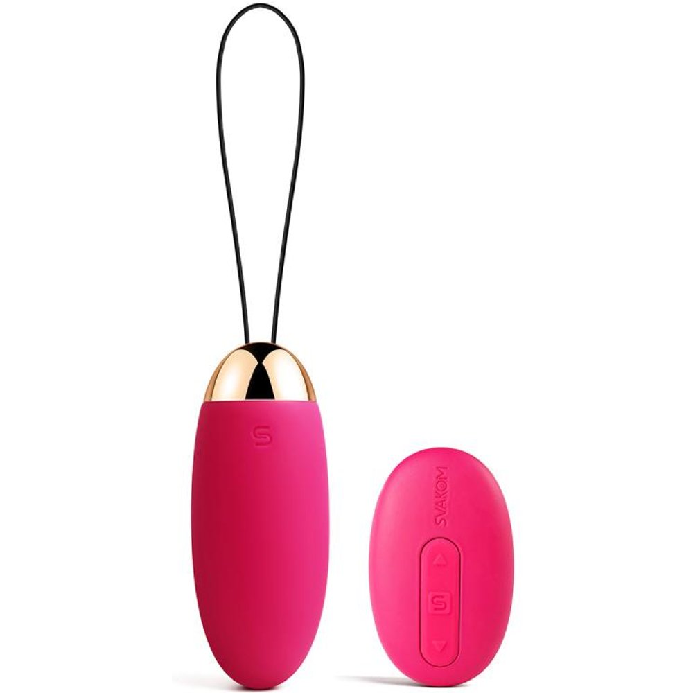 SVAKOM - Elva Œuf Vibrant avec Télécommande - Rose