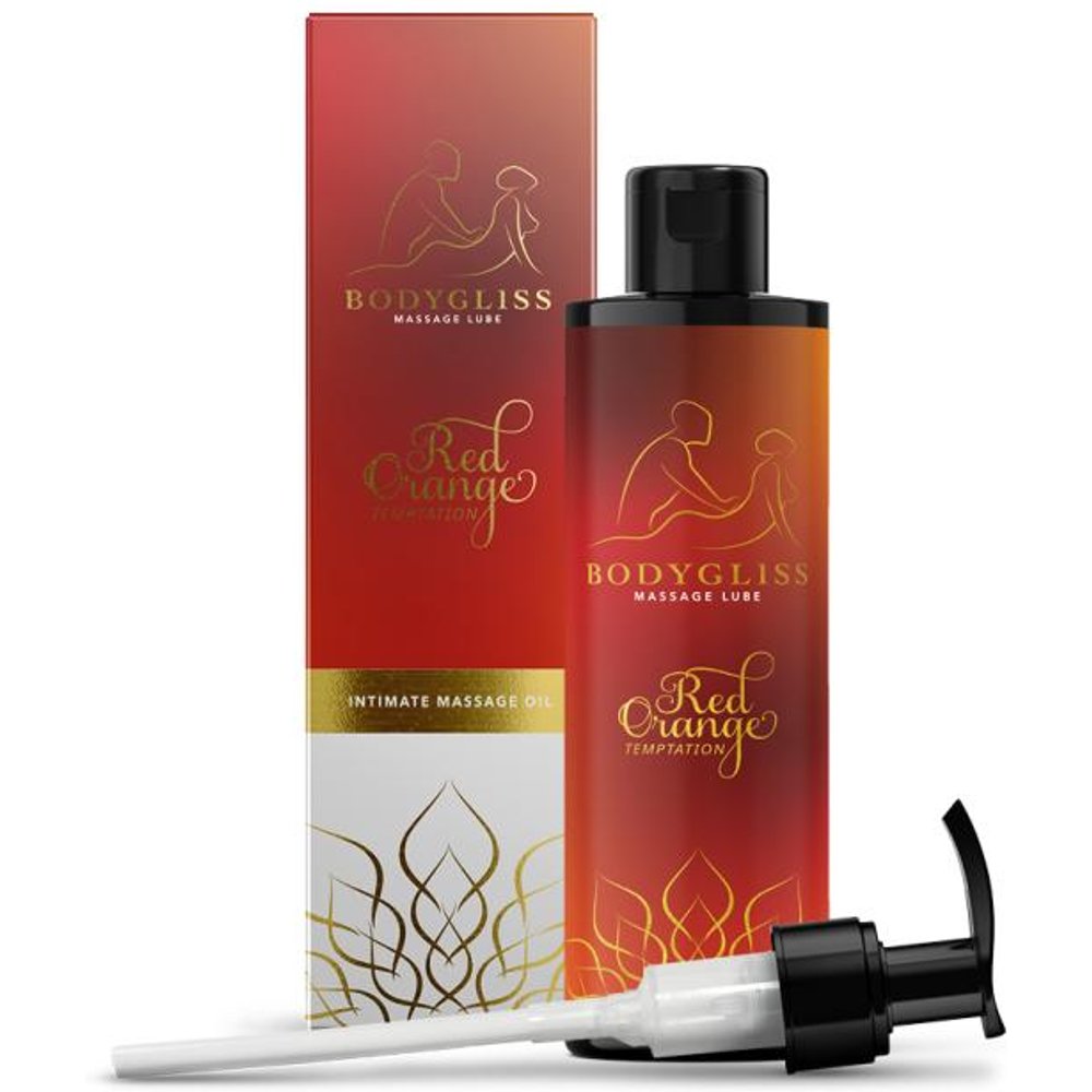 BodyGliss - Huile de massage et lubrifiant Orange sanguine - 150 ml