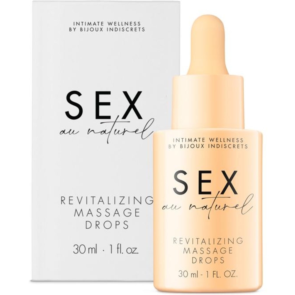 Bijoux Indiscrets – SEX AU NATUREL Gouttes de Massage Intime Revitalisantes – 30 ml