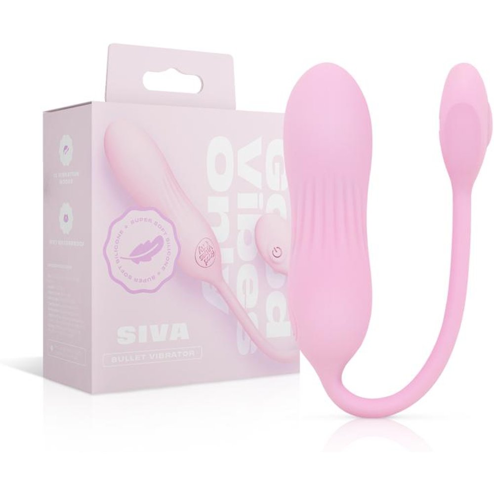 Good Vibes Only - Siva Oeuf Vibrant - Silicone Doux Rose