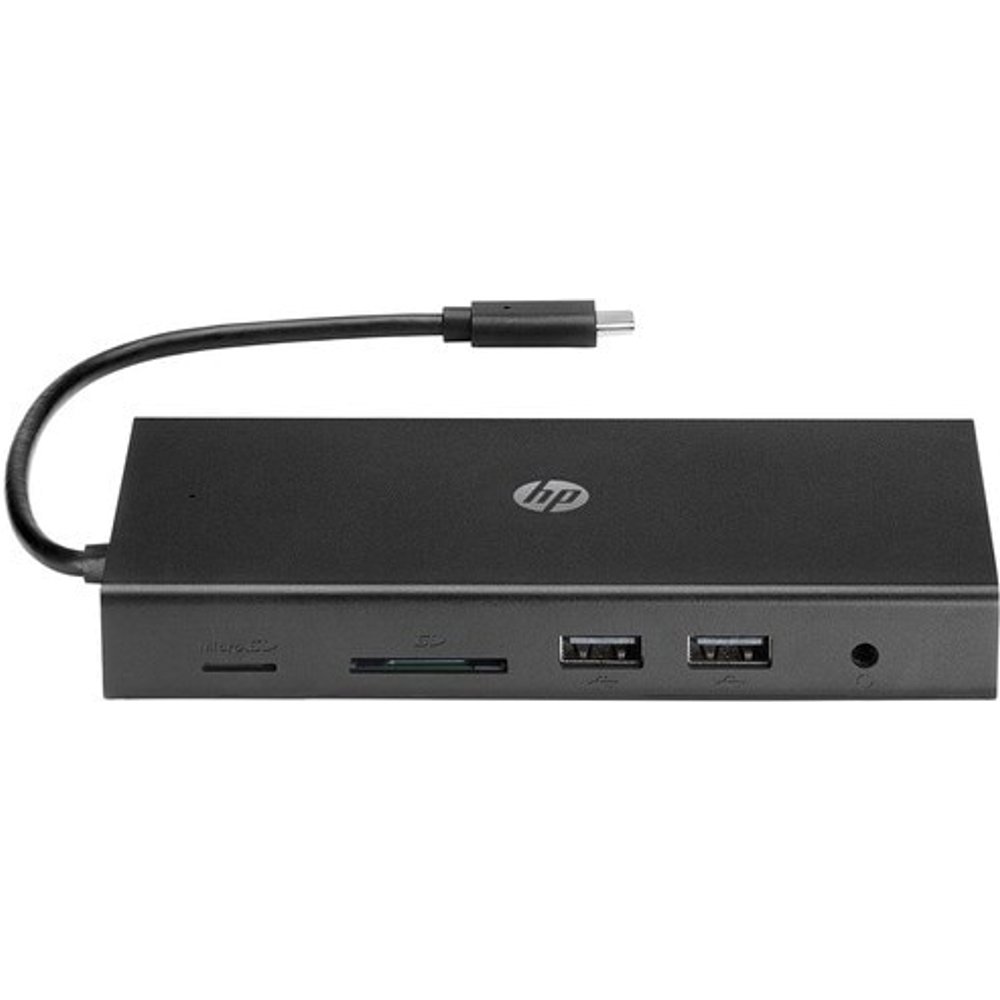 HP - Hub multipuerto USB-C HP 1C1Y5AA de viaje.