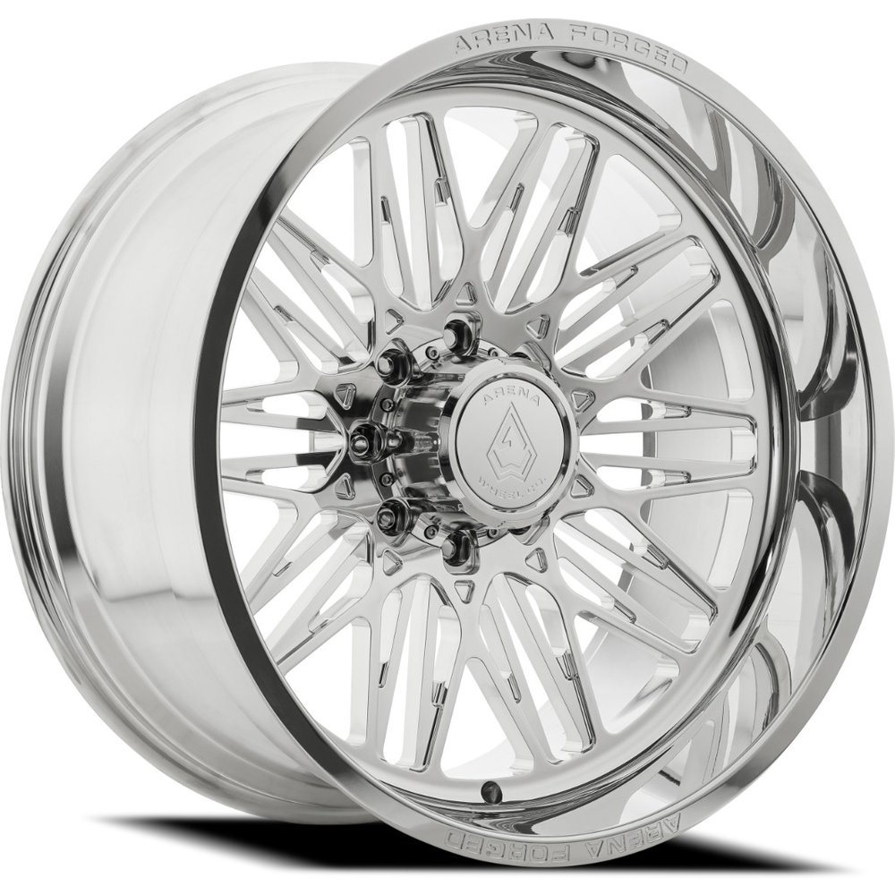 Arena Forged Wheel Goliath Forged Milled And Polished - 24x12 - 8x180 Bolt Pattern - -51 Offset Rims