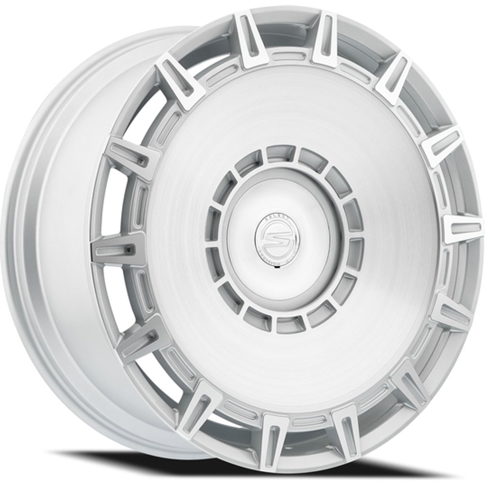 Artssen Wheel Apollo Gloss Silver Brushed - 24x10 - 8x165.1 Bolt Pattern - 20 Offset Rims