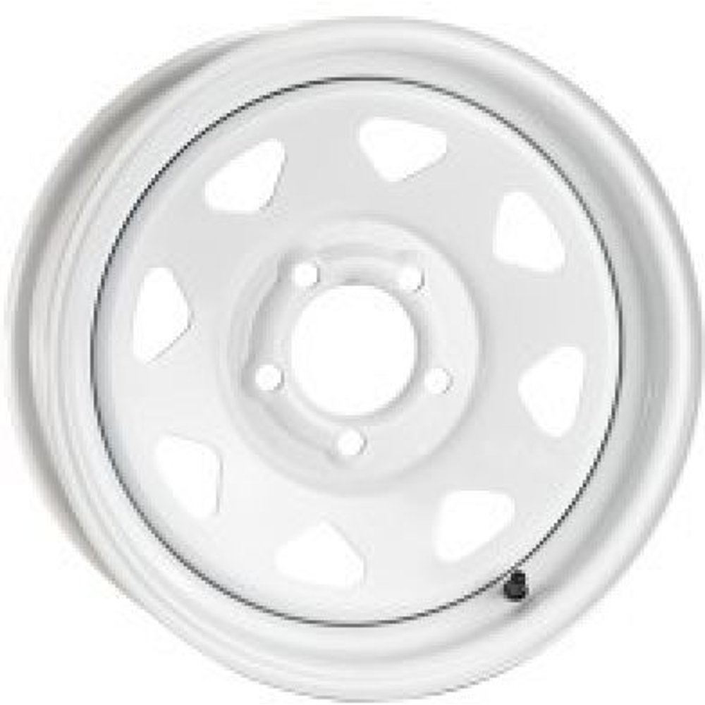 Pacer Wheel 310W White Spoke Trailer White - 16x6 - 8x165.1 Bolt Pattern - 0 Offset Rims