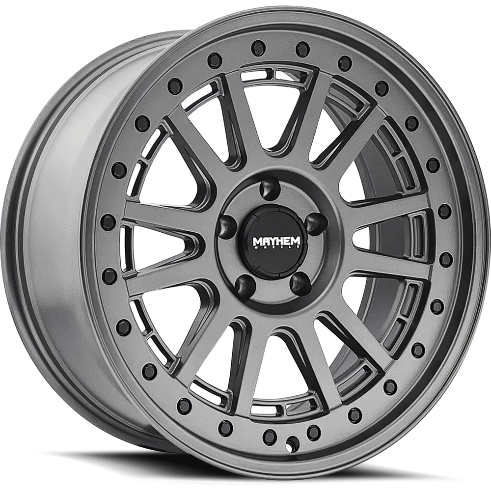 Mayhem Wheel 8305 COMPASS Matte Gunmetal - 20x9 - 8x170 Bolt Pattern - 18 Offset Rims