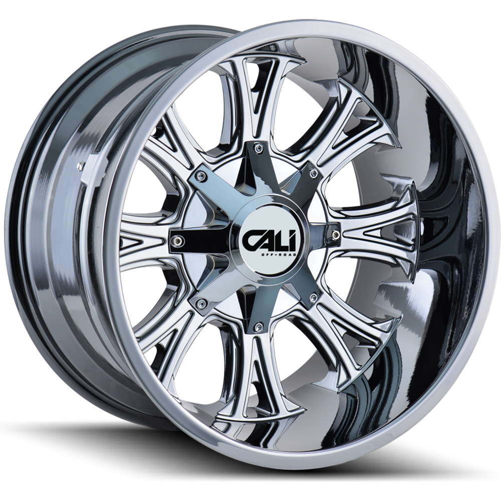 Cali Off Road Wheel 9101 AMERICANA Chrome - 22x14 - 8x180 Bolt Pattern - -76 Offset Rims