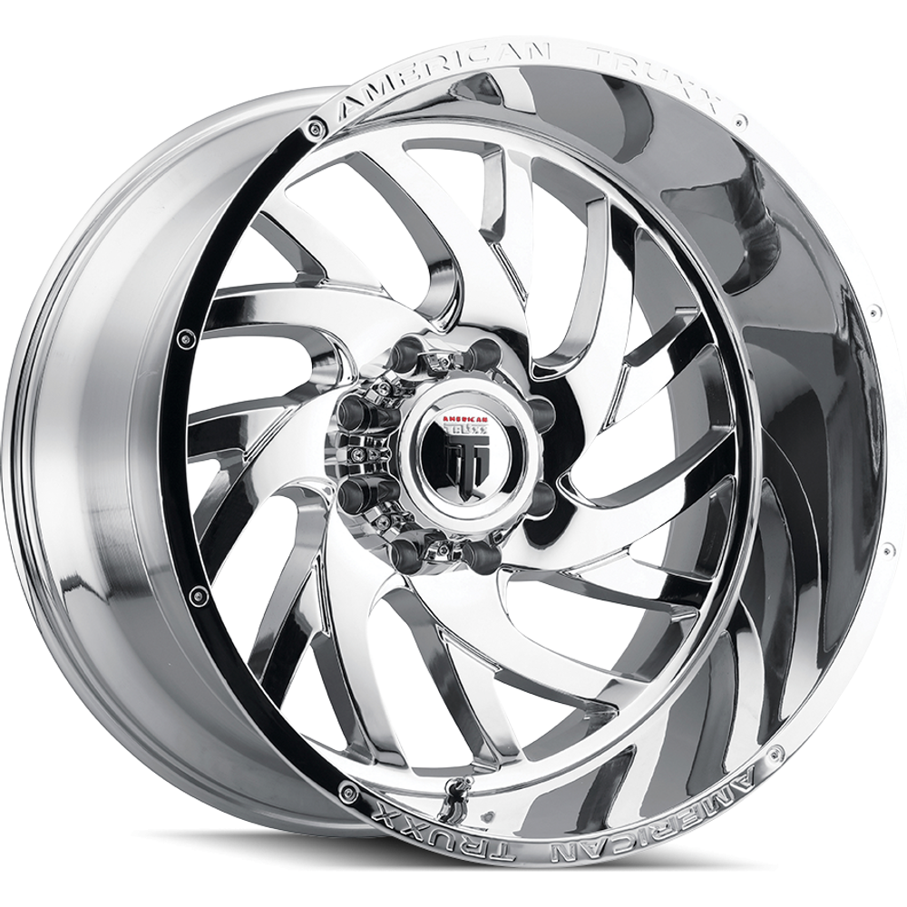 American Truxx Wheel AT1907 XCLUSIVE Chrome - 22x12 - 8x180 Bolt Pattern - -44 Offset Rims