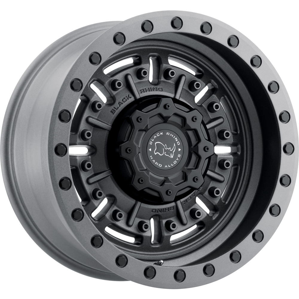 Black Rhino Wheel ABRAMS Matte Gunmetal - 17x9.5 - 8x170 Bolt Pattern - -18 Offset Rims
