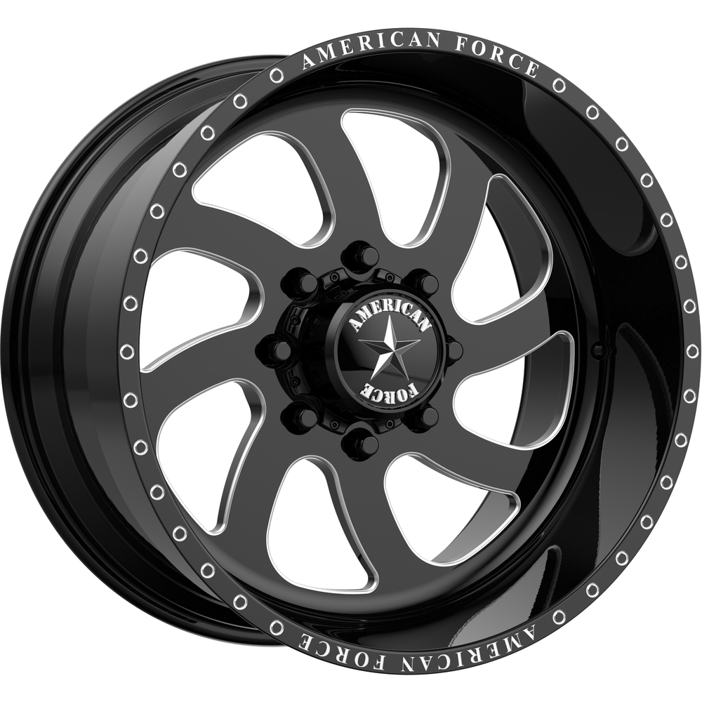 American Force Wheel AFW BLADE Black - 20x9 - 8x180 Bolt Pattern - 0 Offset Rims