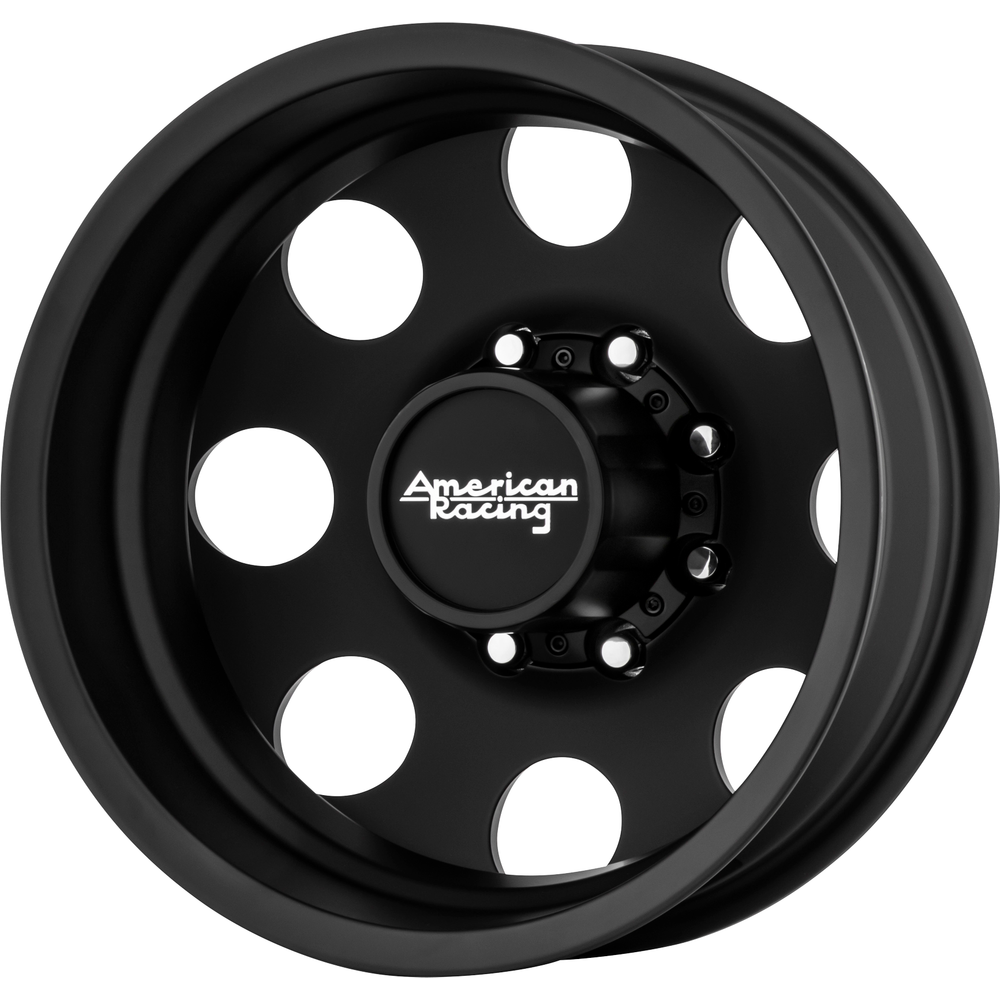 American Racing Wheel AR204 BAJA DUALLY Satin Black - 16x6 - 8x165.1 Bolt Pattern - -134 Offset Rims