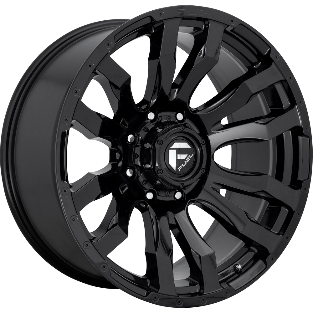 Fuel Wheel D675 BLITZ Gloss Black - 20x9 - 8x180 Bolt Pattern - 1 Offset Rims