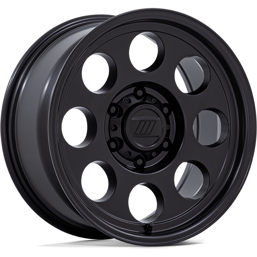 Pro Comp Wheel PA201 HERITAGE Matte Black - 18x8.5 - 8x170 Bolt Pattern - 6 Offset Rims