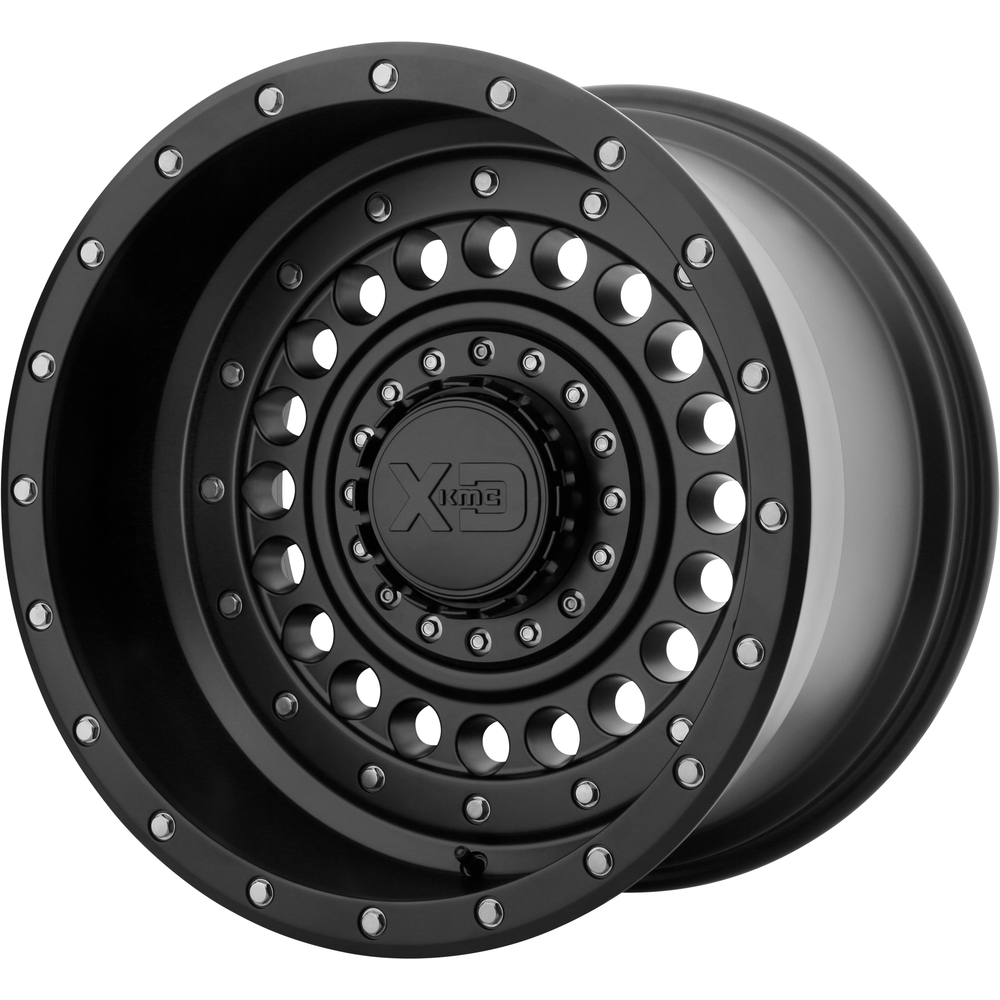 XD Series Wheel XD136 PANZER Satin Black - 20x9 - 8x180 Bolt Pattern - 0 Offset Rims