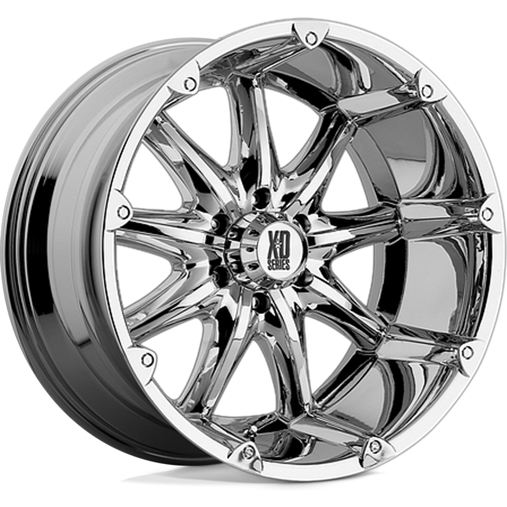 XD Series Wheel XD779 BADLANDS Chrome - 18x9 - 8x165.1 Bolt Pattern - 18 Offset Rims