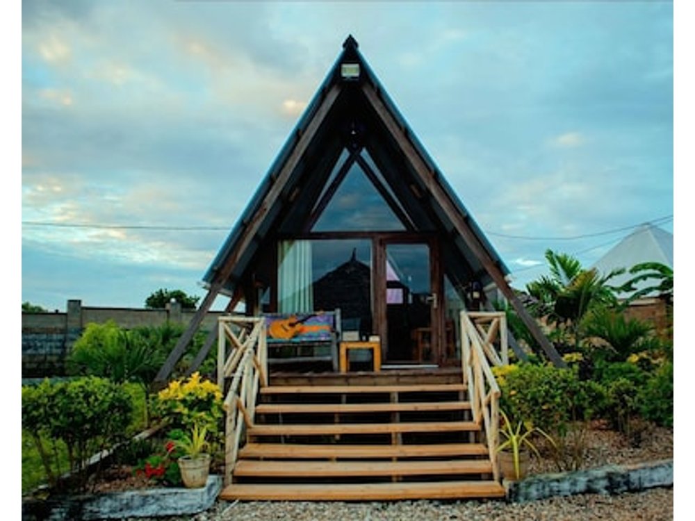 Cozy A-Frame Retreat in Zanzibar Nungwi Leo Glamping