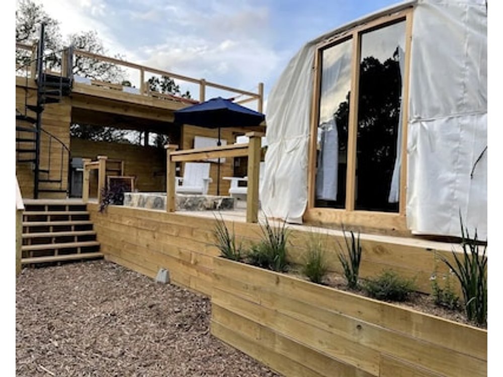 Gorgoeus Yurt for a Romatic Getaway in Wimberly Texas