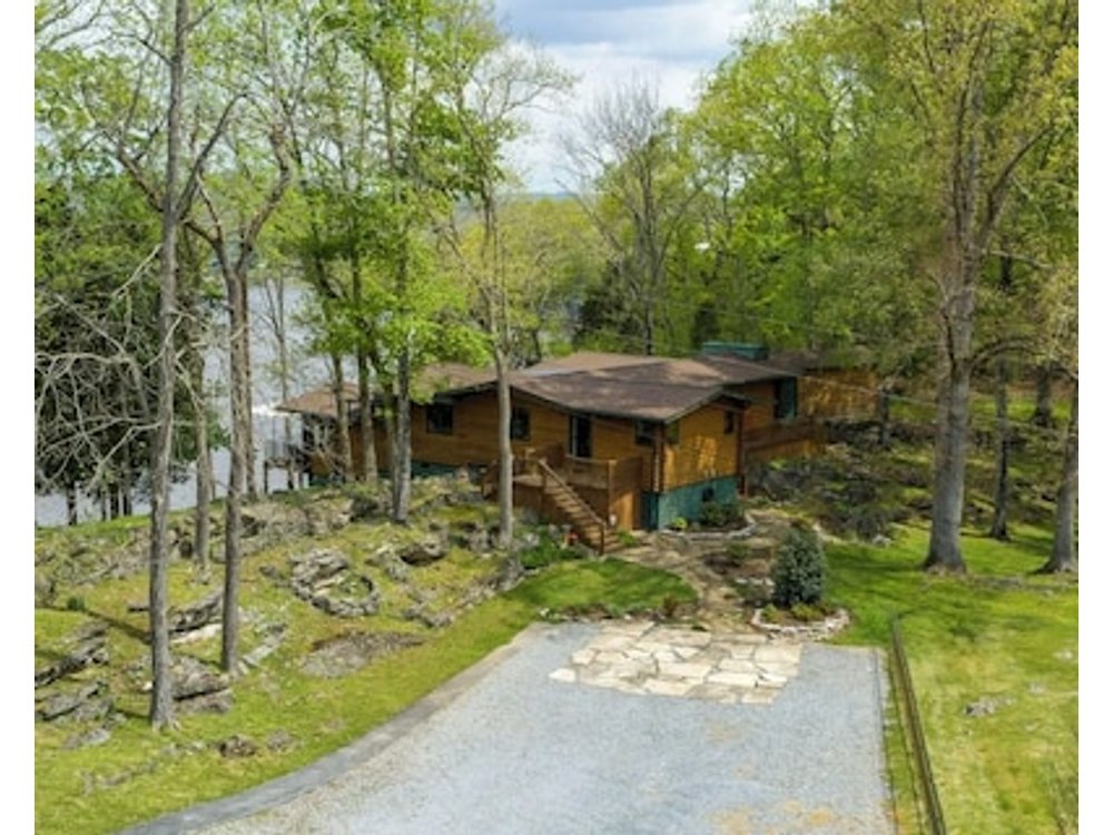 Lakefront Boone Lake Log Cabin - Miracle Lake Life